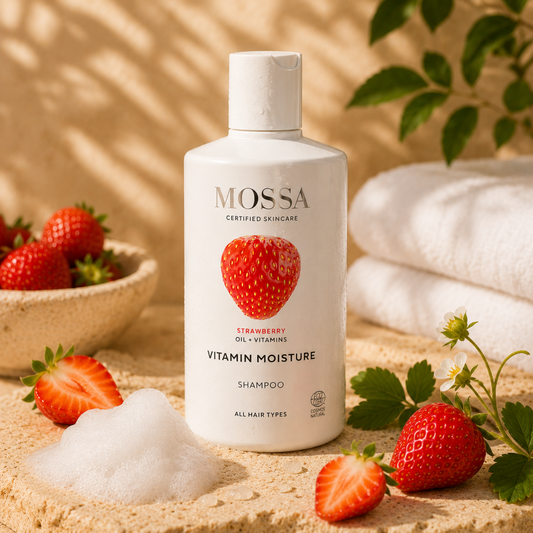 Vitamin Moisture Shampoo 300ml – Champô Natural Hidratante com Morango