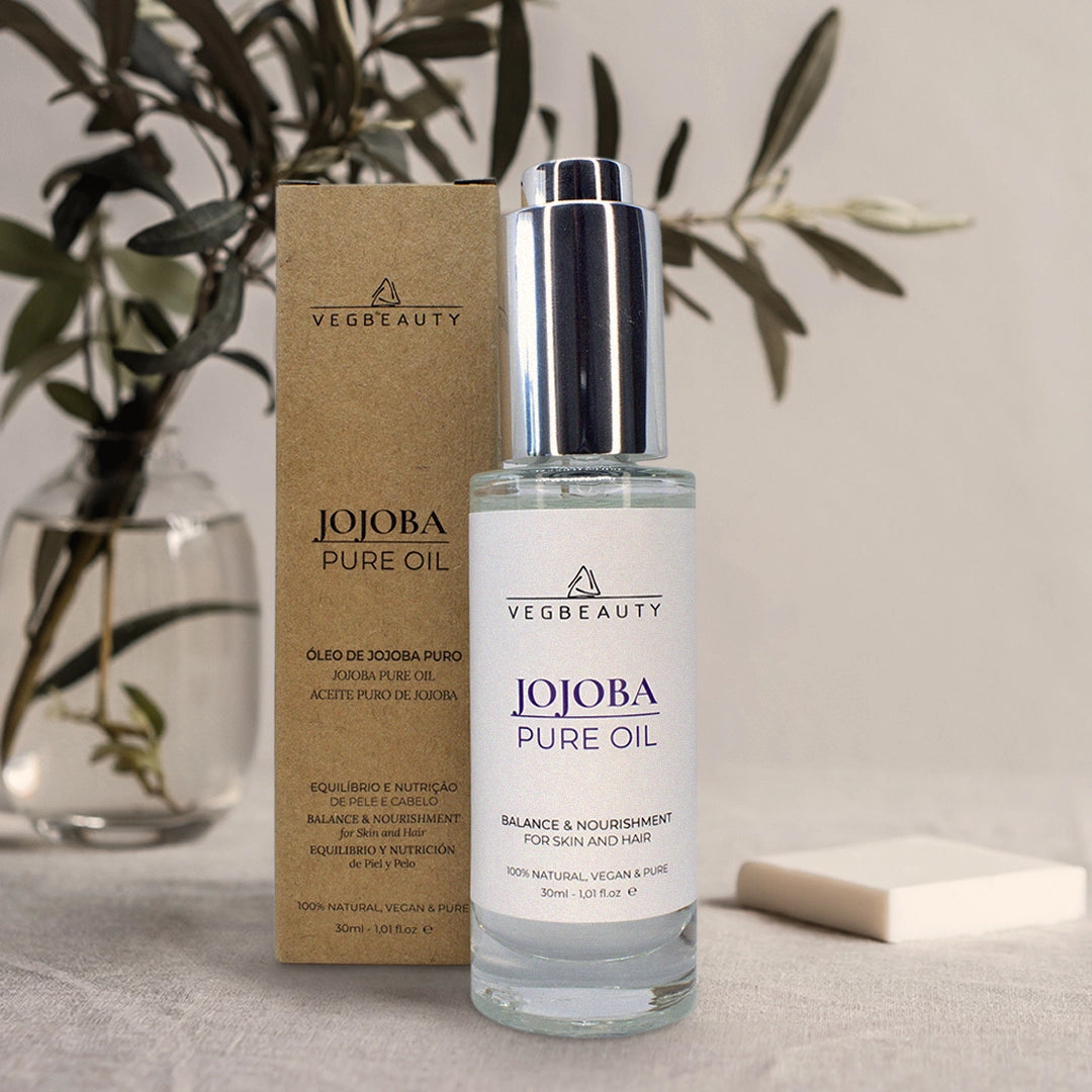 Óleo capilar de jojoba puro ShantiGlow para brilho e suavidade