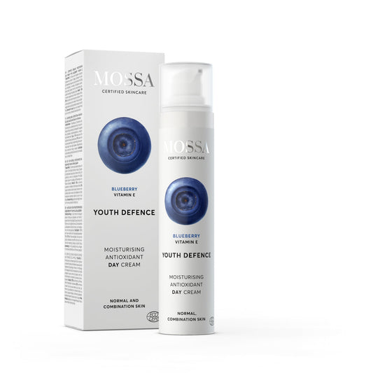 MOSSA Youth Defence Moisturising Antioxidant Day Cream — Creme de Dia Hidratante Antioxidante Natural