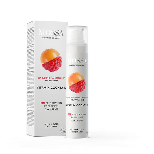 MOSSA Vitamin Cocktail 5-in-1 Energising Day Cream — Creme Hidratante Natural