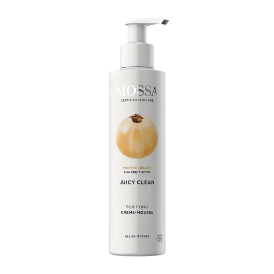 Mossa JUICY CLEAN Creme - Mousse Limpeza Iluminadora com AHA Natural