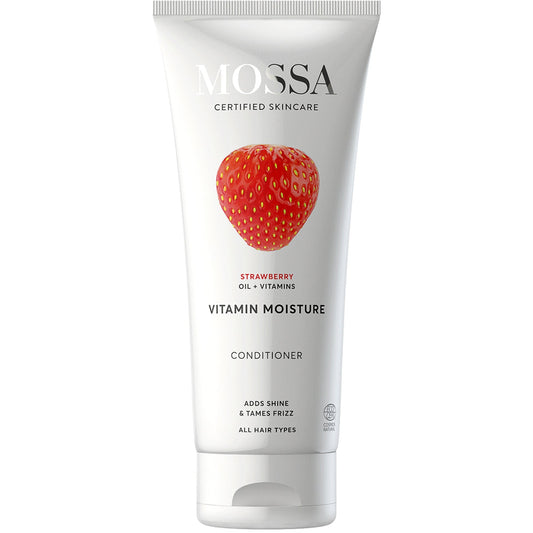 MOSSA Vitamin Moisture Conditioner 200ml – Condicionador Natural Hidratante com Morango