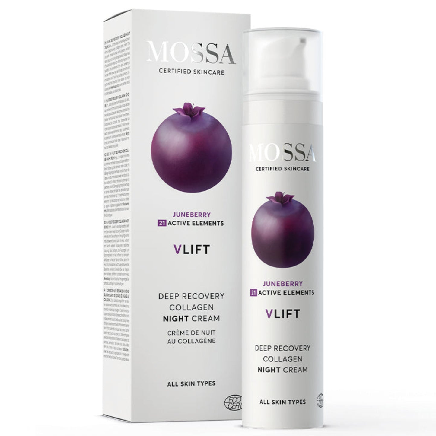 V-Lift Collagen Night Cream - Anti-rugas natural