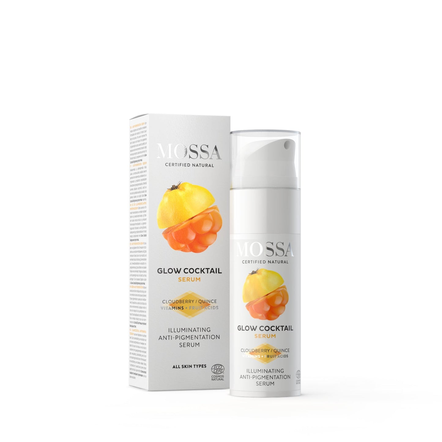 MOSSA Glow Cocktail Anti-Pigmentation Serum — Sérum Iluminador Vitamina C Natural
