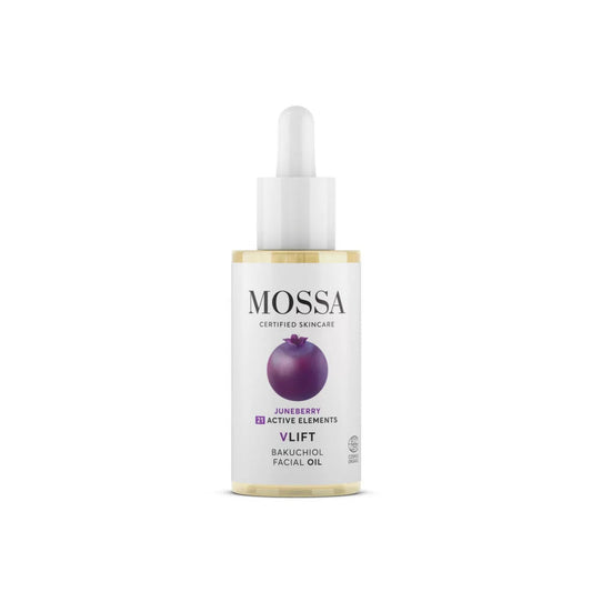 MOSSA V-LIFT Bakuchiol Facial Oil – Óleo Facial Natural Anti-Idade com Bakuchiol & Frutos Vermelhos