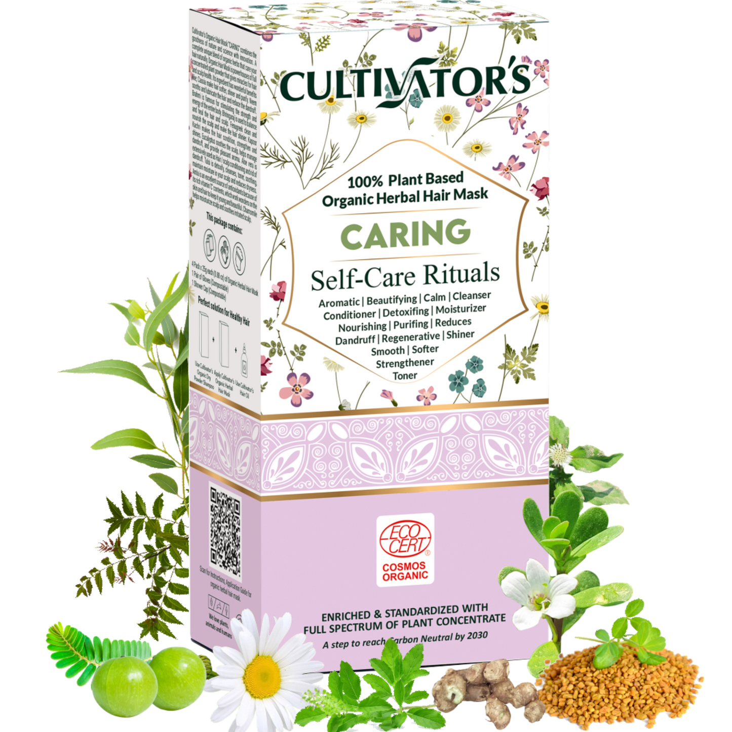 Cultivators Bio Herbal Hair Mask – Caring | Ritual Ayurvédico em Pó