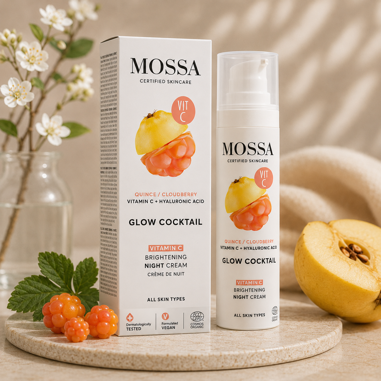 Glow Cocktail Vitamin C Night Cream — Creme Noturno Iluminador
