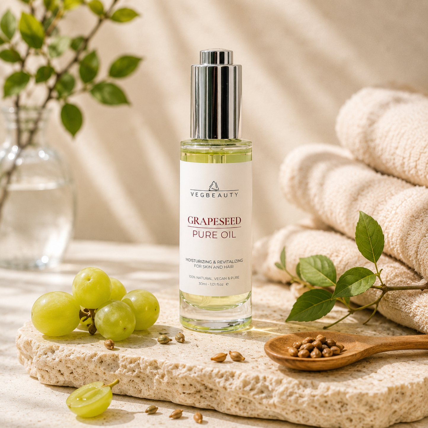 Óleo de Grainha de Uva Puro — Ritual Wellness Natural