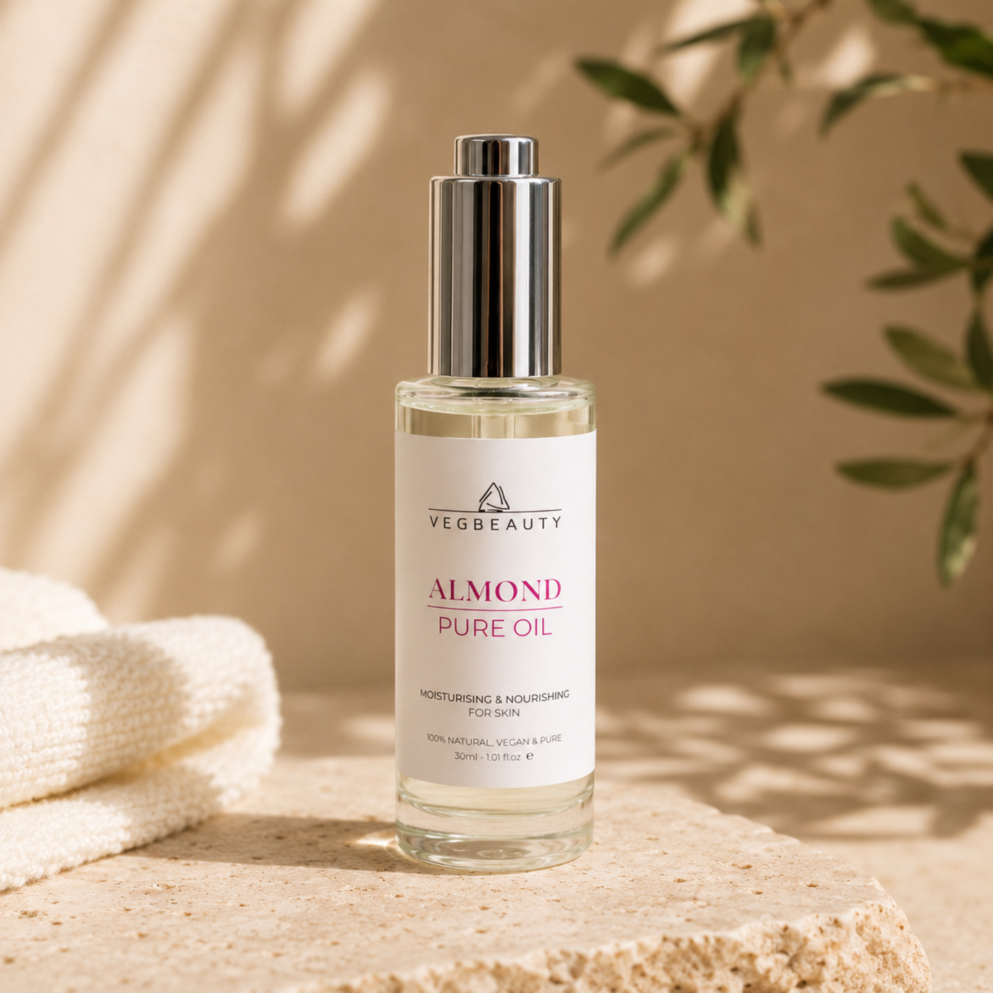Óleo de Amêndoa Doce Puro - Ritual Wellness Natural
