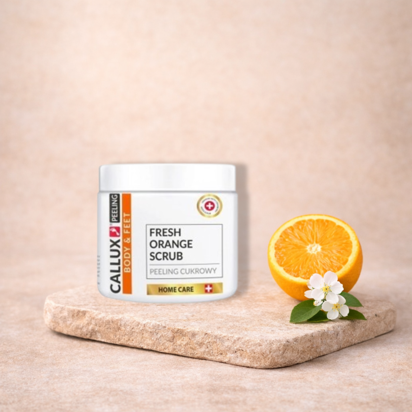 Callux Fresh Orange Foot Peeling 250g | Esfoliante Renovador para Pés