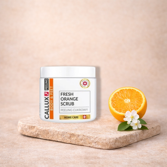 Callux Fresh Orange Foot Peeling 250g | Esfoliante Renovador para Pés