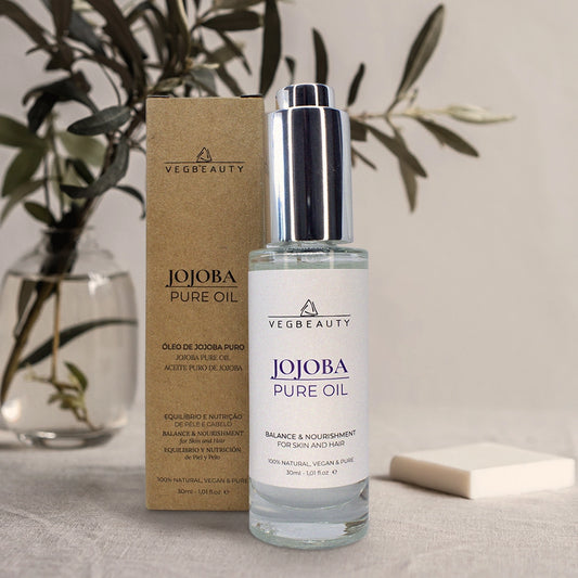 Óleo de jojoba para ritual body care e auto-massagem